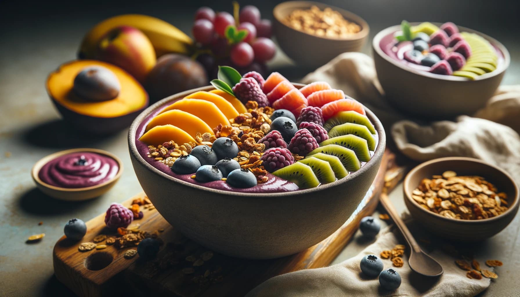Bowl de Açai y Frutos Secos: un Desayuno Saludable