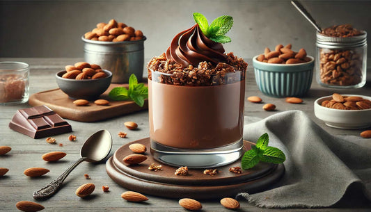 Mousse de chocolate y aguacate