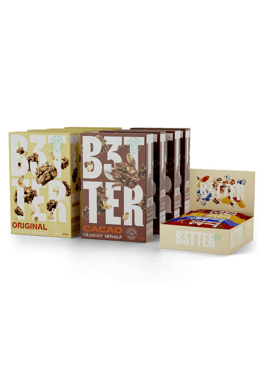 8 PACK GRANOLA MIX + VARIETY BARS
